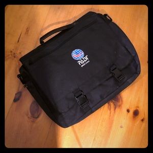 Scuba essentials in authentic Divemaster satchel